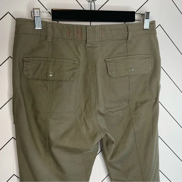 Hei Hei | Moto Skinny Pants Button Fly Green Size 27 - Picture 6 of 13